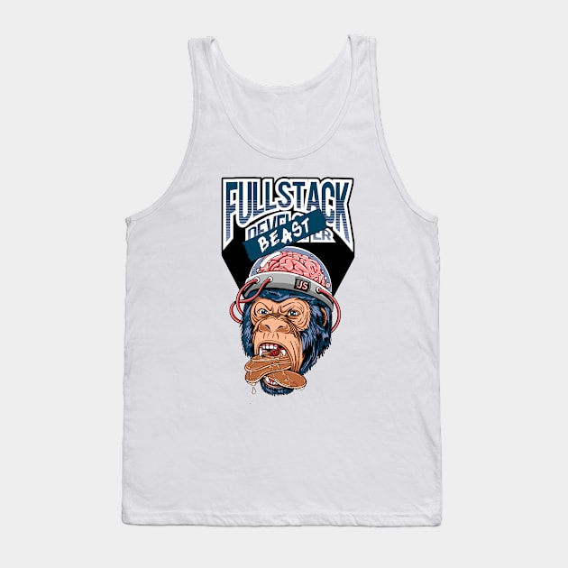 Fullstack beast (JS edition) Tank Top by Devnull Store